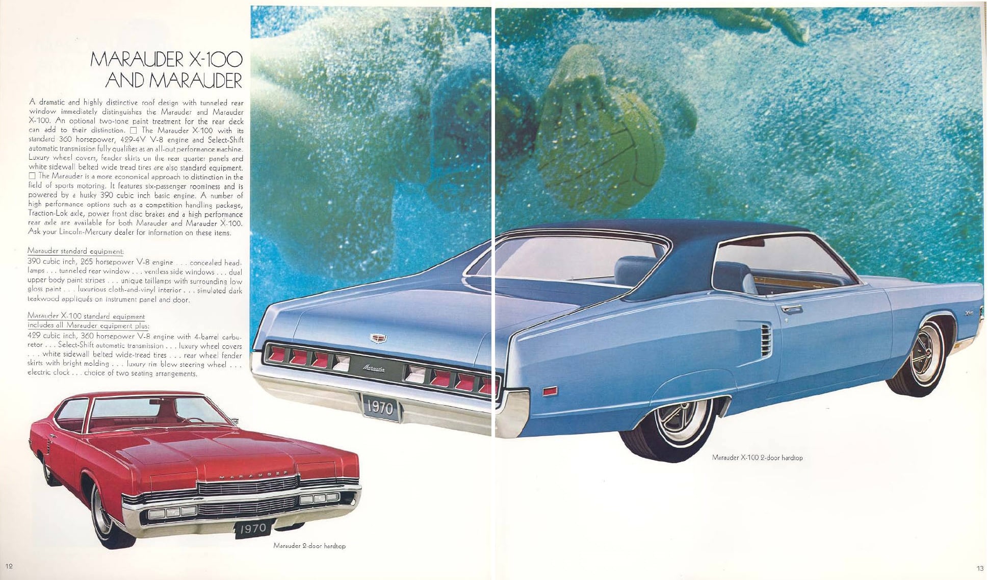 1970 Mercury Full Size Brochure 12-13