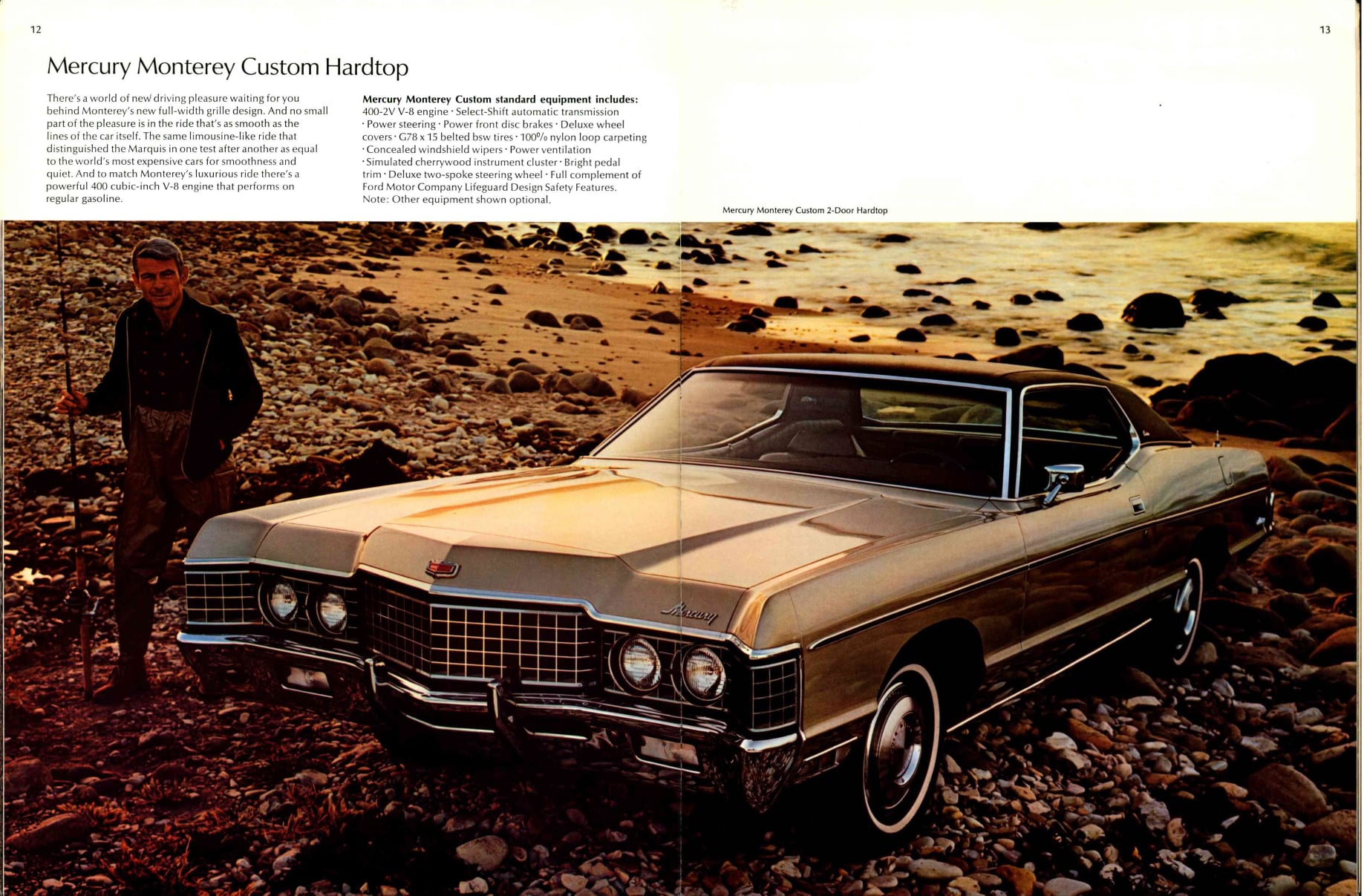 1972 Mercury Full Line Prestige Brochure 12-13