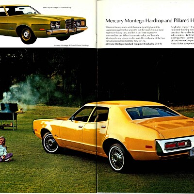 1972 Mercury Full Line Prestige Brochure 30-31