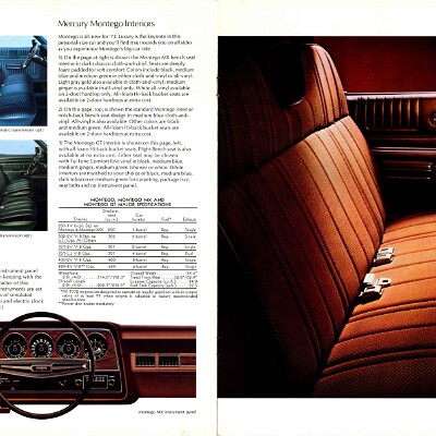 1972 Mercury Full Line Prestige Brochure 34-35