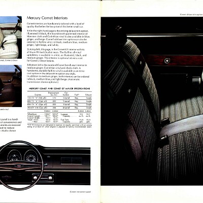 1972 Mercury Full Line Prestige Brochure 46-47