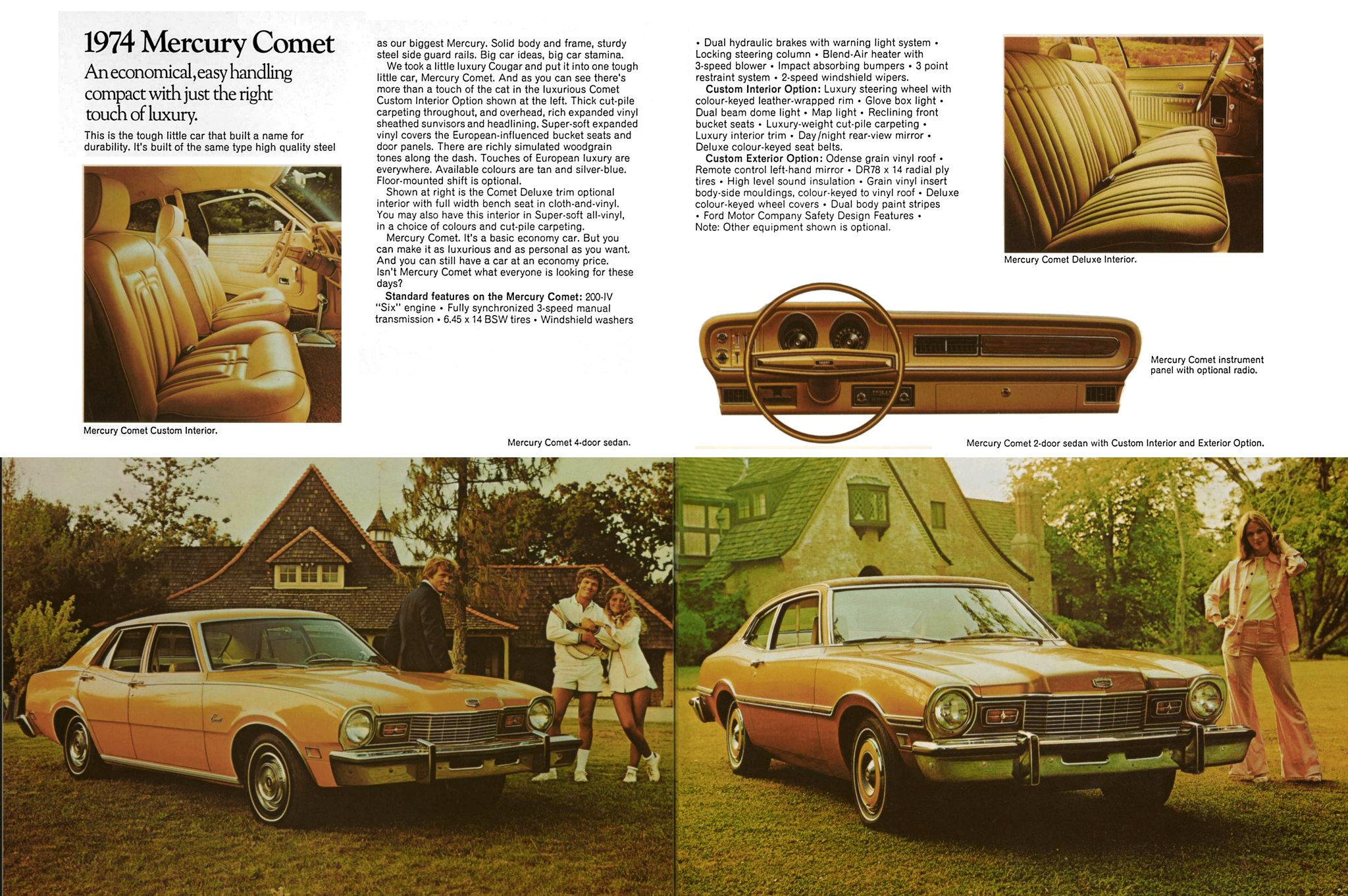 1974 Mercury Full Line Brochure (Cdn) 10-11
