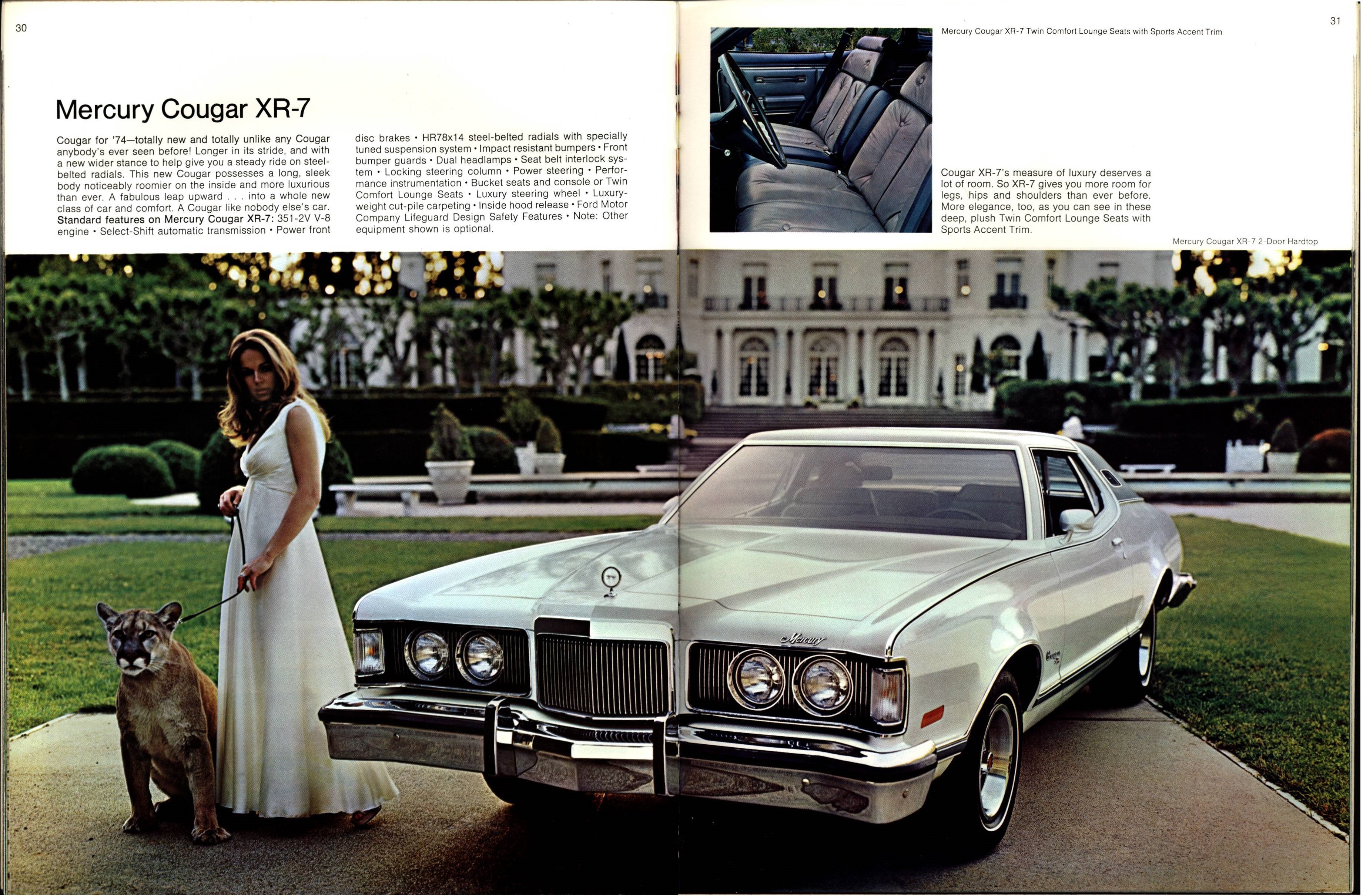 1974 Mercury Full Line Brochure 30-31