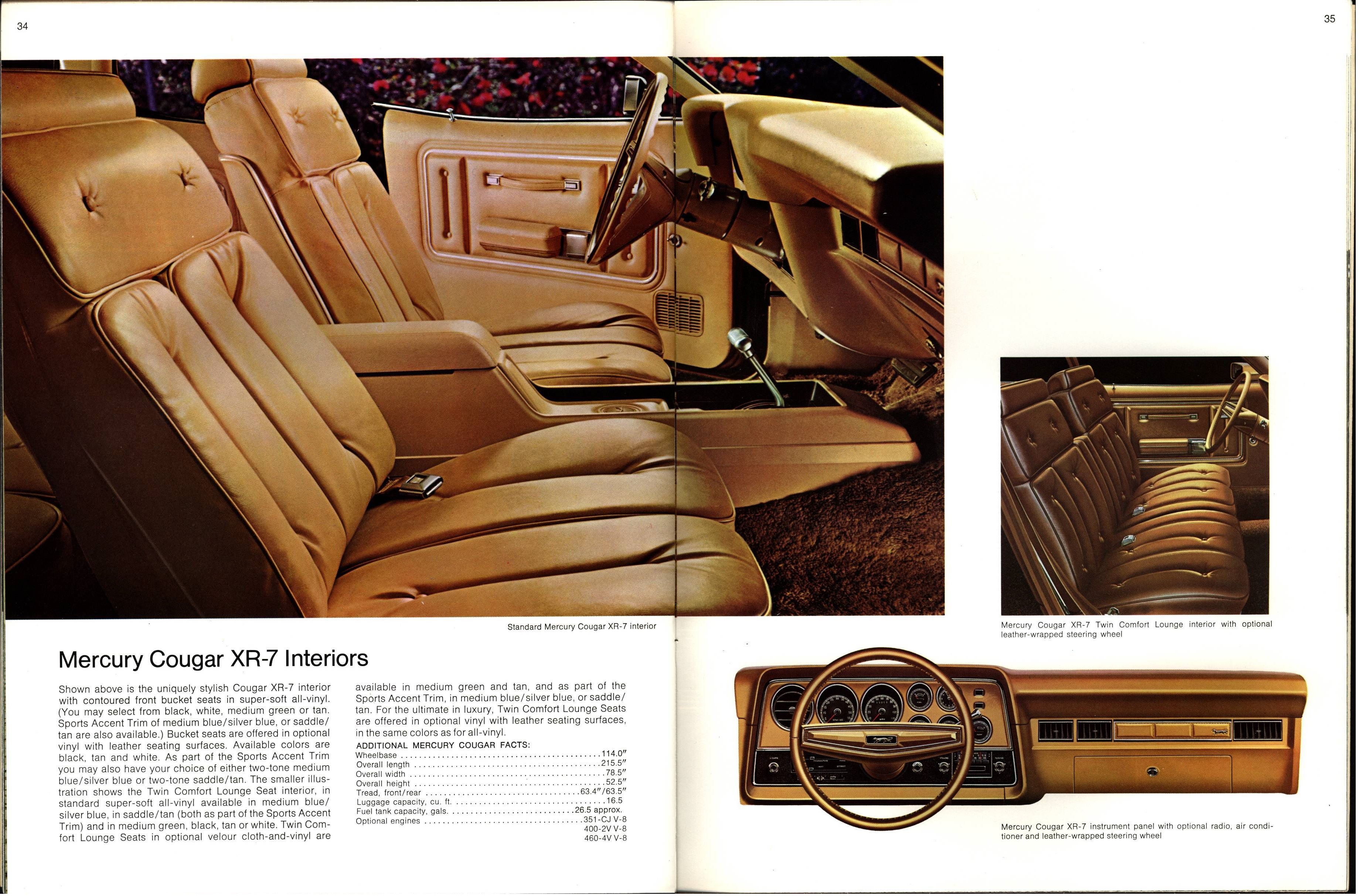 1974 Mercury Full Line Brochure 34-35