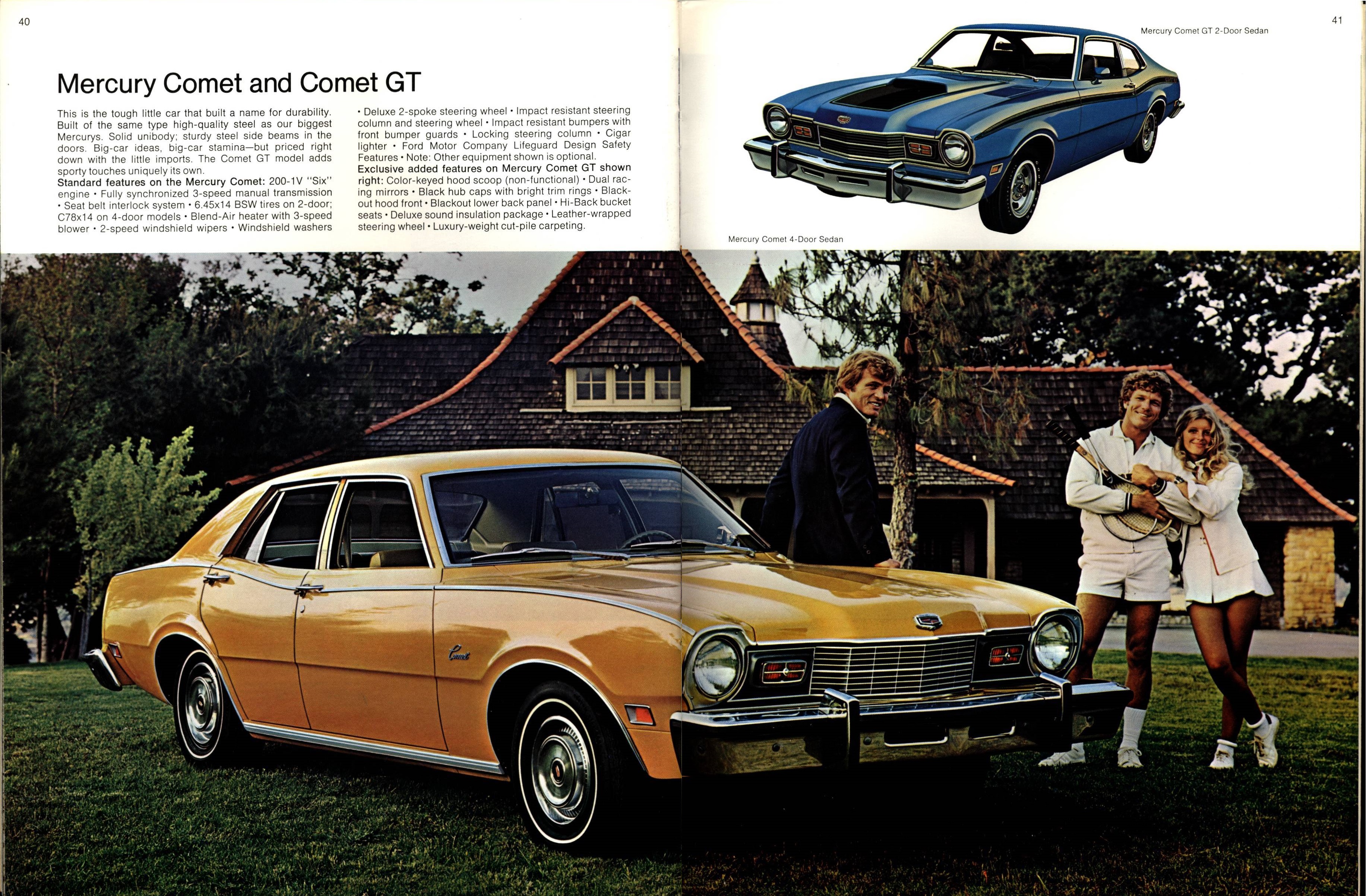 1974 Mercury Full Line Brochure 40-41