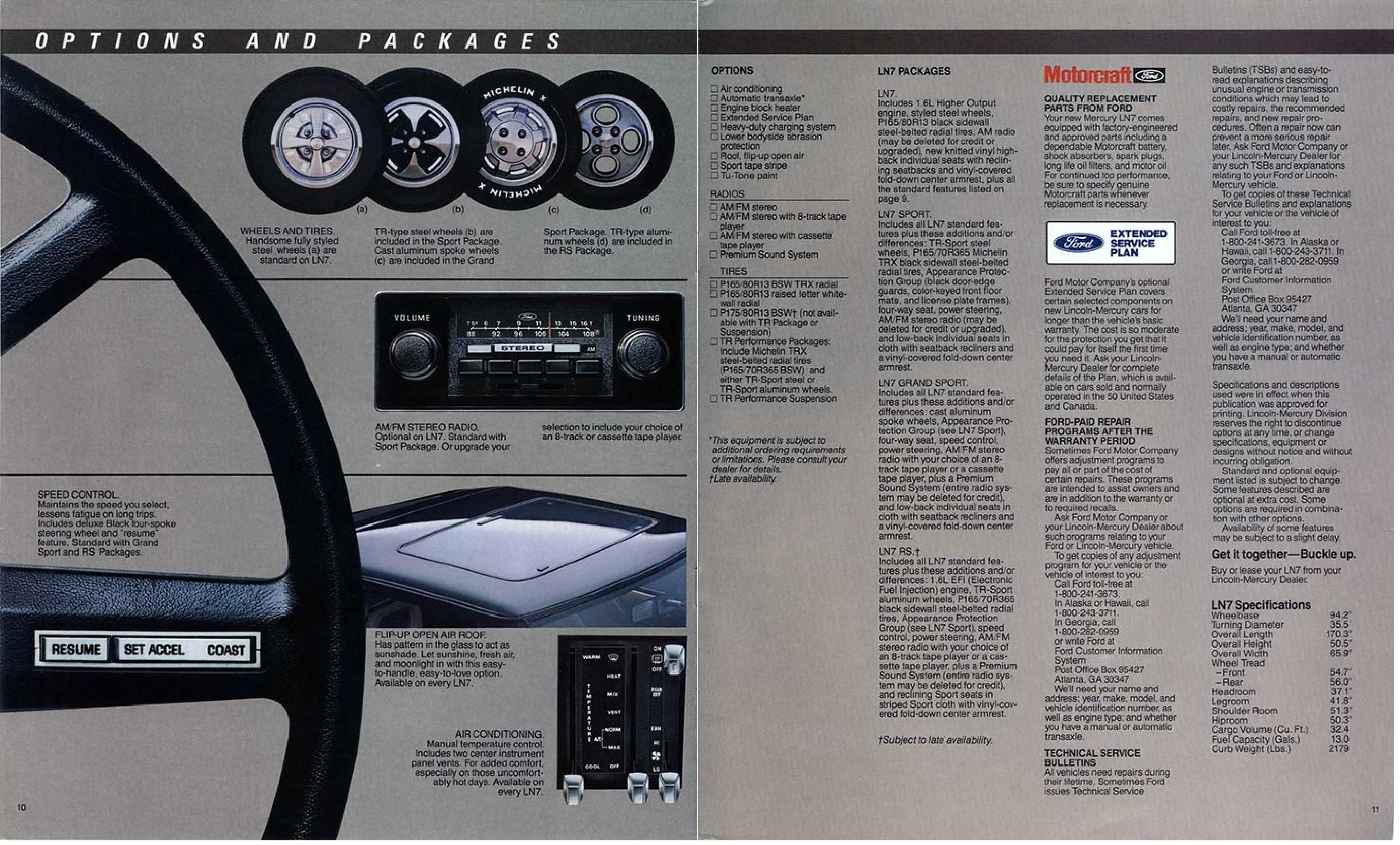 1983 Mercury LN7 Brochure  10-11