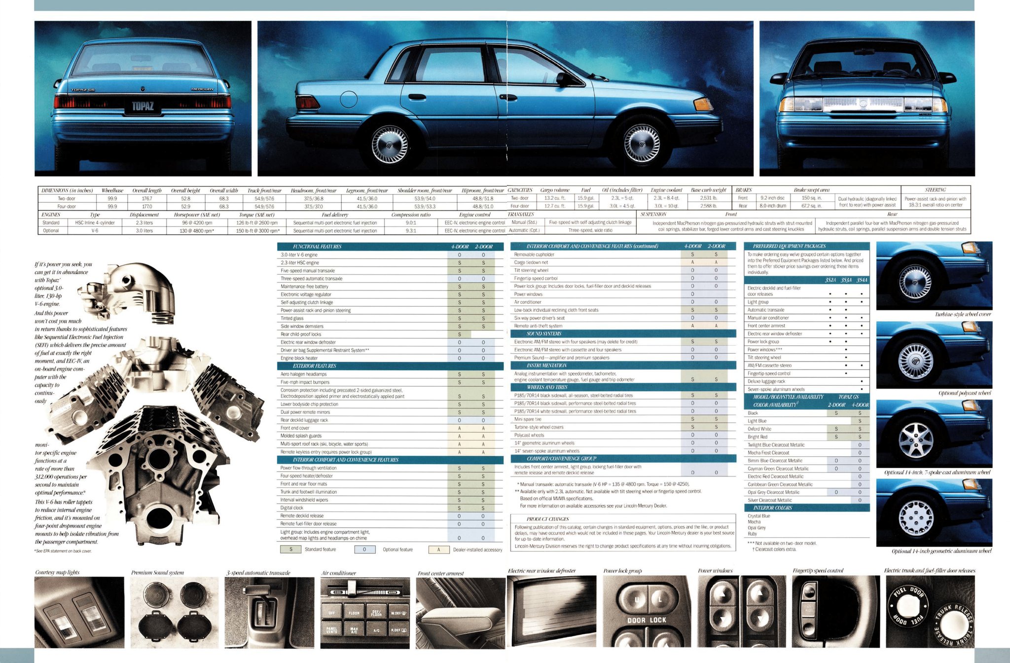 1993 Mercury Topaz Brochure 06-07