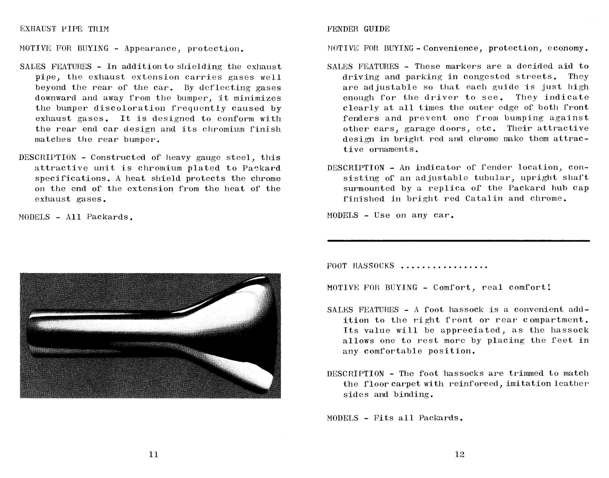 1942 Packard Accessory Data Book-11-12