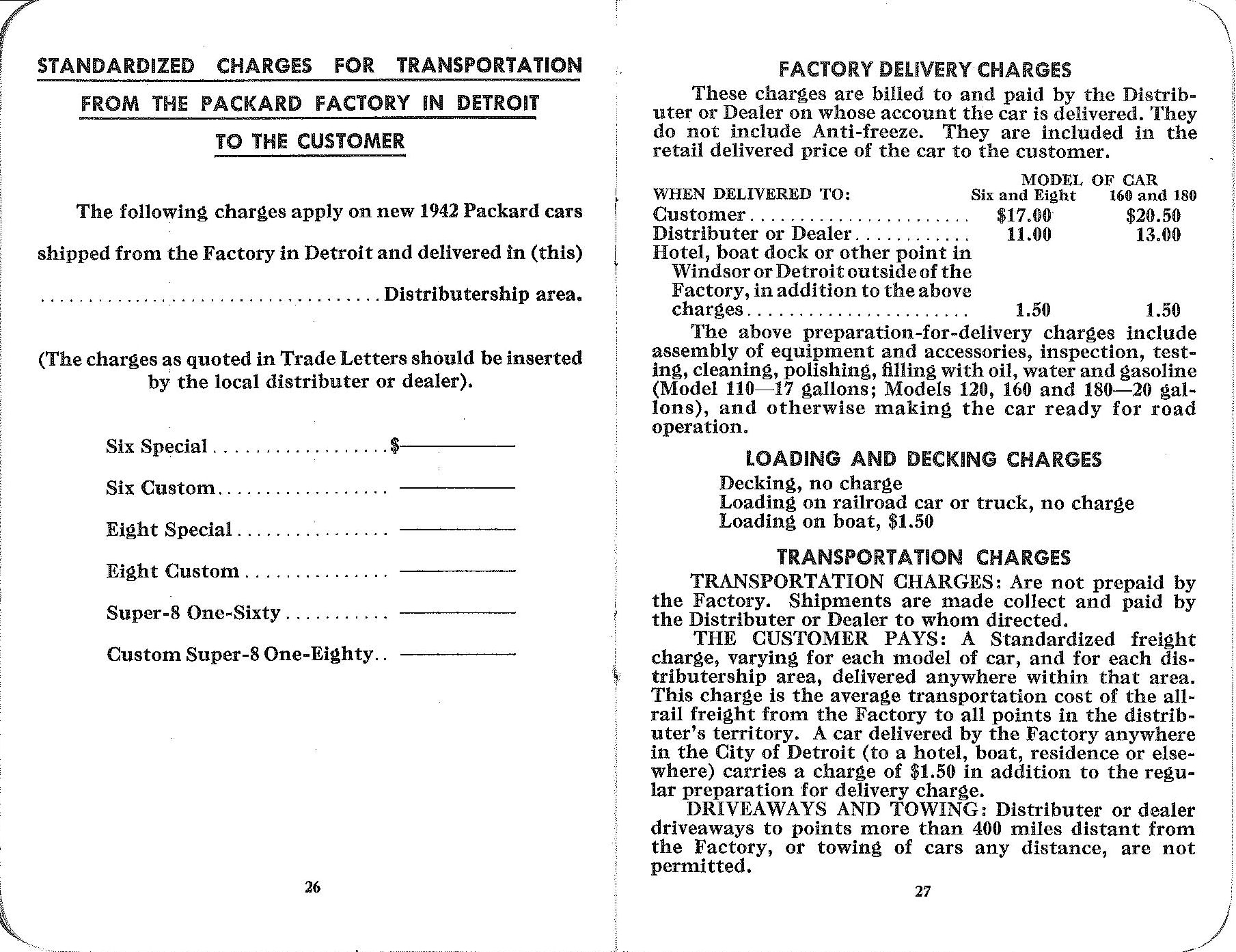 1942 Packard Car Info Booklet-26-27