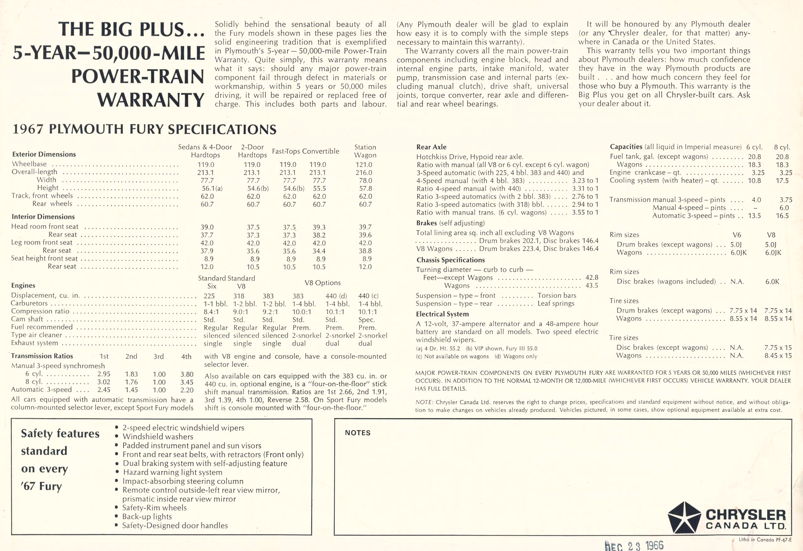 1967 Plymouth Fury Cdn page_12