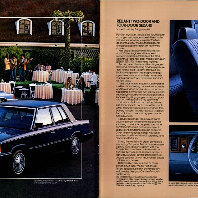 1984 Plymouth Reliant Brochure 08-09