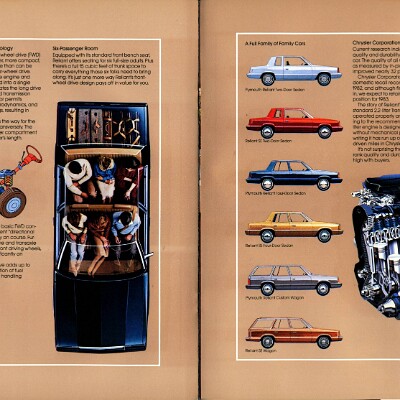 1984 Plymouth Reliant Brochure 12-13