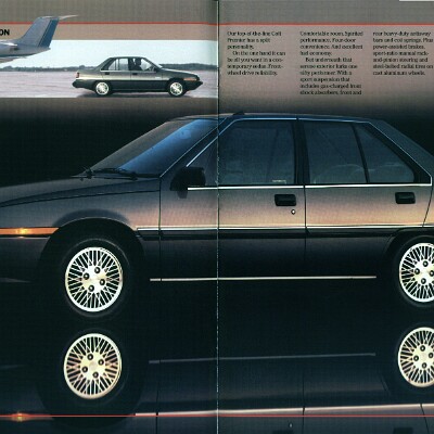 1986 Plymouth Imports Prestige Brochure 12-13