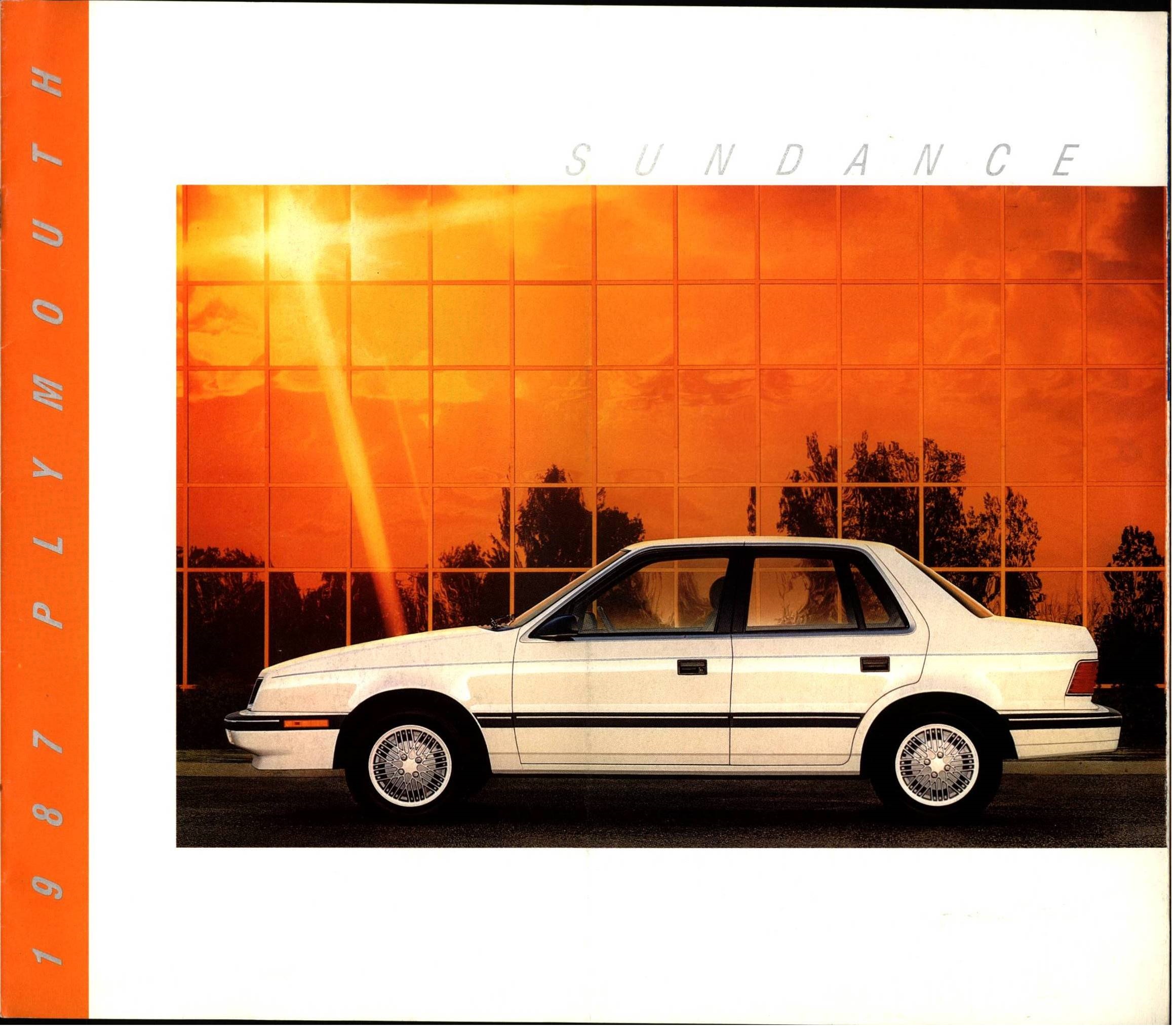 1987 Plymouth Sundance Brochure 01