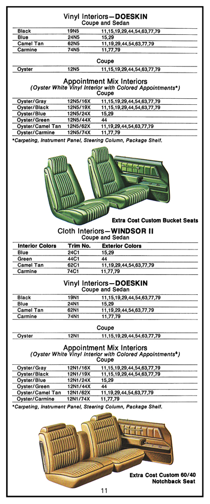 1979 Pontiac Colors & Interiors-11