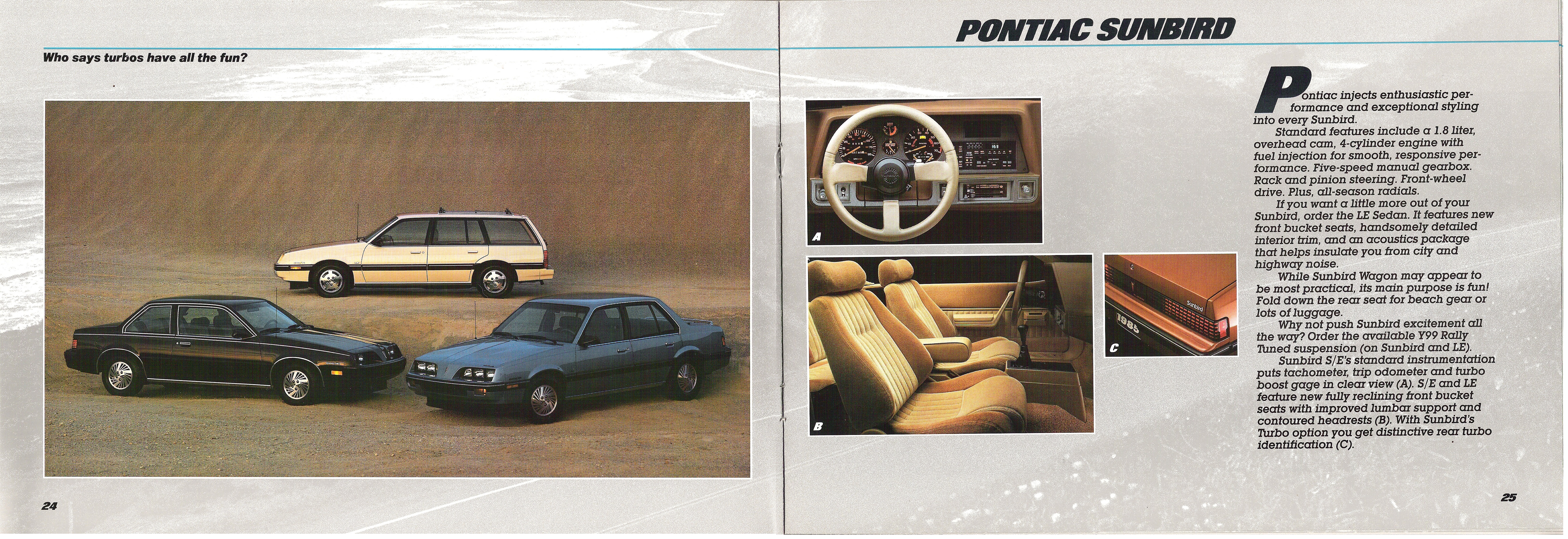 1985 Pontiac Full Line 24-25