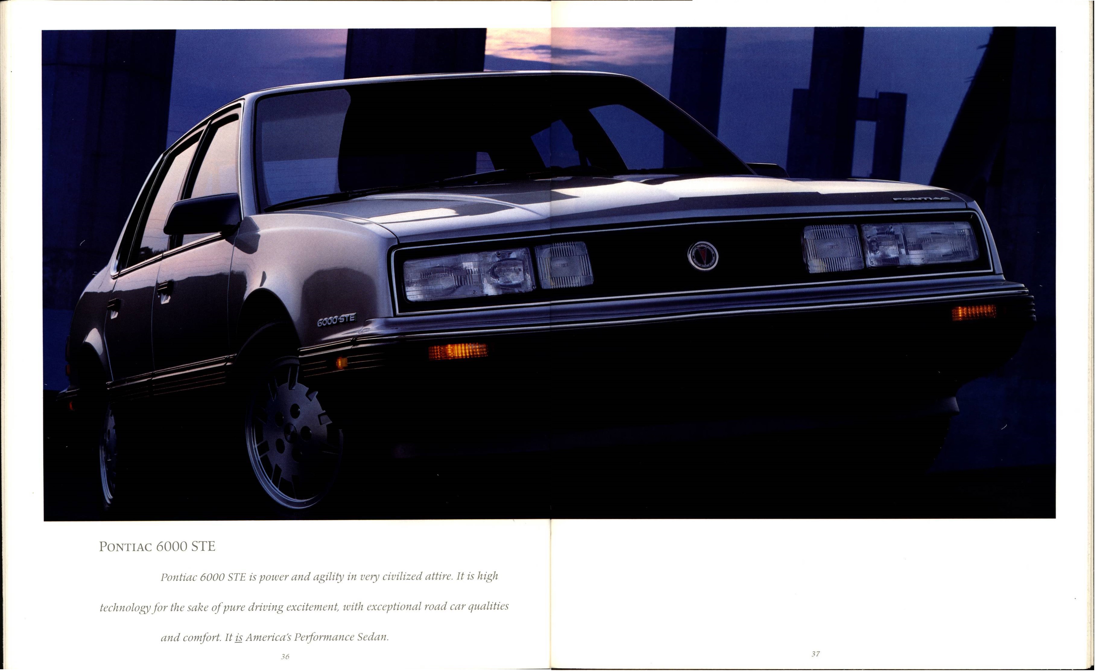 1987 Pontiac Full Line Prestige Brochure 36-37