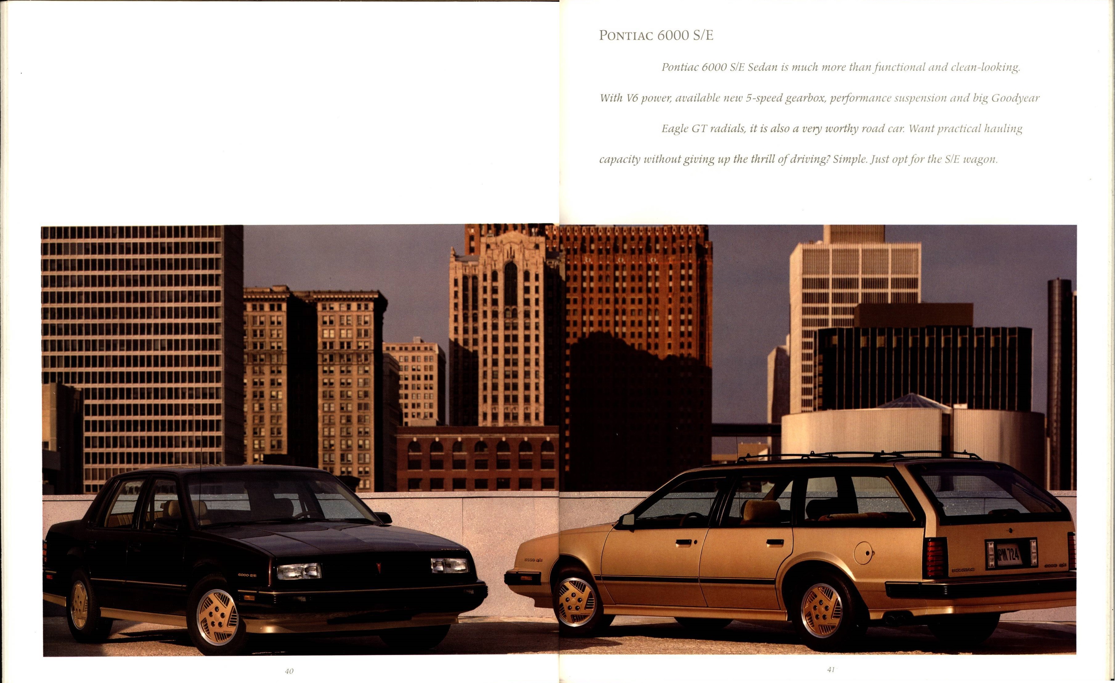 1987 Pontiac Full Line Prestige Brochure 40-41